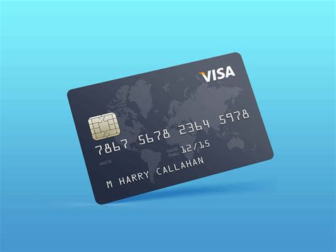 visa credit card  blue background wallpaperscom