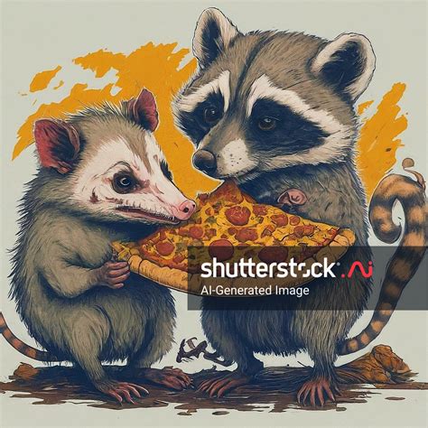 3 Possum Eating Pizza Images, Stock Photos, 3D objects, & Vectors ...