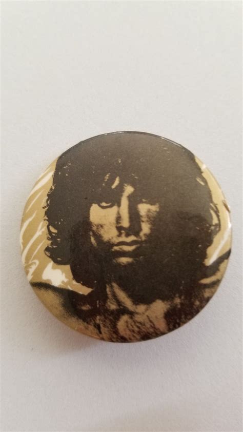 Vintage 1960s Jim Morrison The Doors Button Pinback Original Etsy