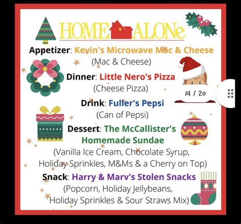 Pin By Karen Scharer On Home Alone Disney Movie Night Dinner