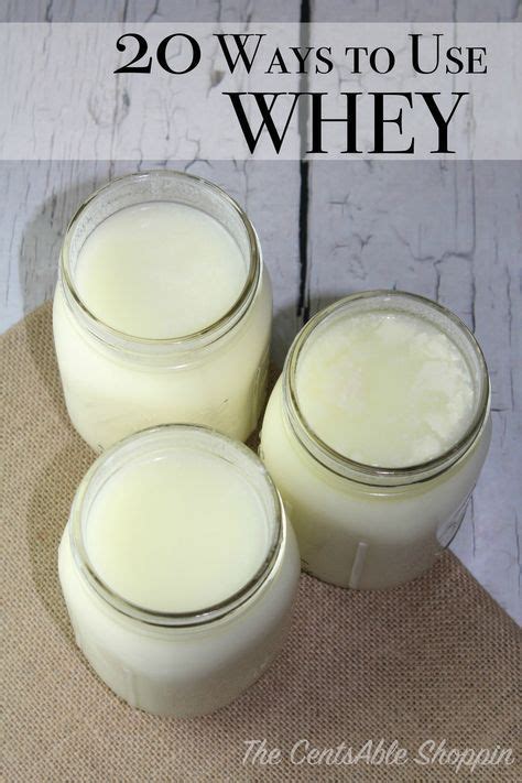 How to use whey from making cheese or greek yogurt – Artofit