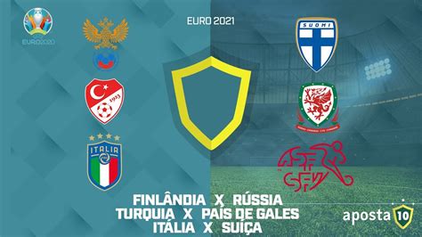 Palpites Euro 16 06 2021 Finlandia X Russia Tuquia X Pais De Gales E