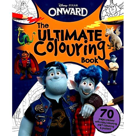BBW DISNEY PIXAR ONWARD THE ULTIMATE COLOURING BOOK ISBN 9781839030567 Shopee Malaysia