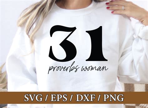 Proverbs 31 Woman Svg, Christian Svg Cut Graphic by Nigel Store ...