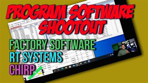 RT Systems Vs ADMS Vs CHIRP Ham Radio Programming Software Battle