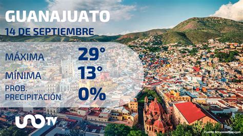 Clima En Guanajuato Para El De Septiembre De Unotv