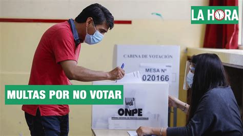 Cu Nto Est La Multa Por No Votar Y Qu Pasa Si No La Pago