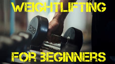 Weightlifting for Beginners - The Complete Gym Guide