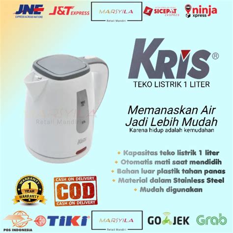 Jual Teko Listrik Liter Pemanas Air Listrik Teko Listrik