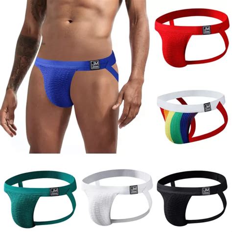 Sexy Mens G String Underwear Jockstrap Sissy Pouch Bikini Briefs T Back