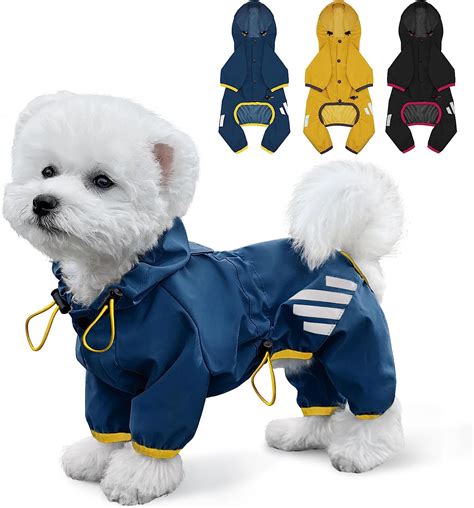 Impermeable Para Perro Chamarra Impermeable Para Perro Con Capucha