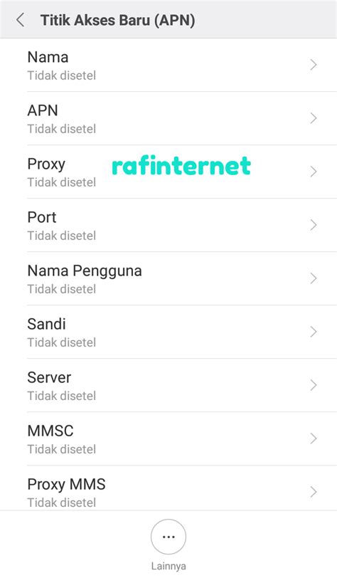 apn axis sakti  setting apn axis terstabil  tercepat
