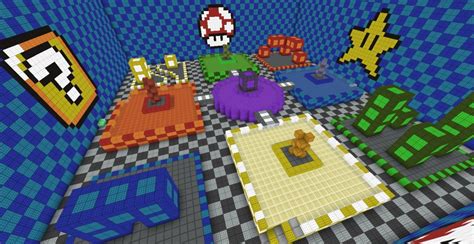 Mario Kart Wii - Block Plaza Remake Minecraft Map