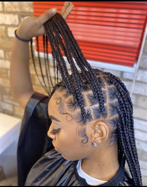 Pin By Sharica Reese On H A I R In 2020 Black Girl Braided Hairstyles