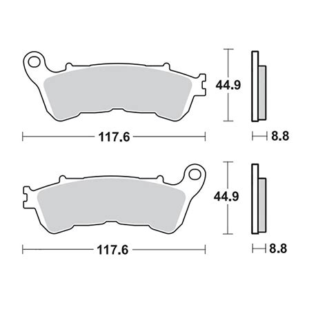 Bremsbelag Moto Master Roadpro Scooter Honda Nss Forza Abs Nf