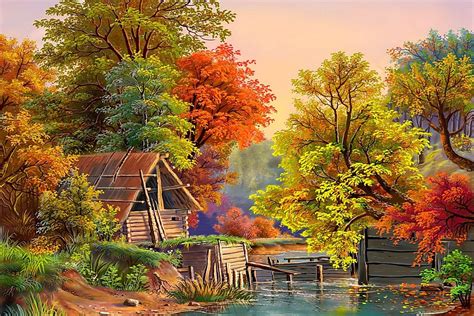 Autumn Art Wallpapers Top Free Autumn Art Backgrounds Wallpaperaccess