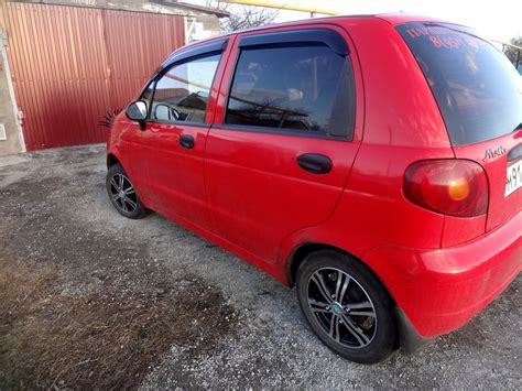 Литые Диски=) — Daewoo Matiz (M100/M150), 0,8 л, 2009 года | колёсные ...