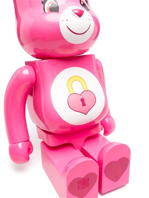 Medicom Toy X Care Bears Secret Bear Be Rbrick Figure Pink