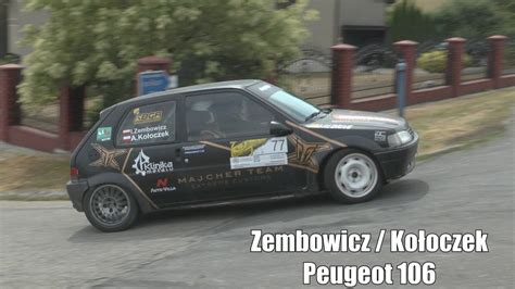 Runda Rp Iwo Zembowicz Adam Ko Oczek Peugeot Youtube