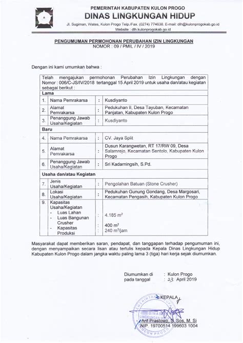 Detail Surat Izin Lingkungan Rt Rw Koleksi Nomer