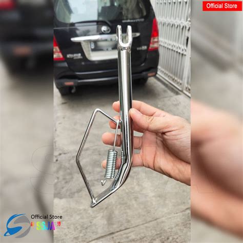 Standar Samping Chrome Ring Matic Bebek Honda Made In Thailand