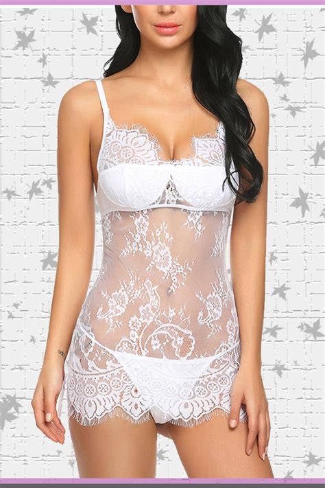 Her Sexy White Lingerie