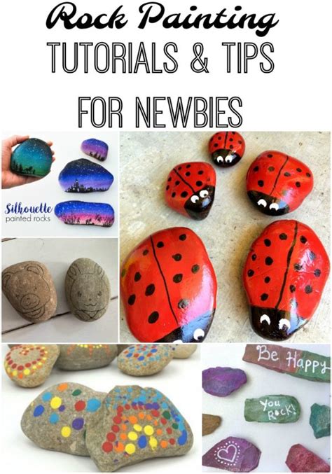 Rock Painting Tutorials & Tips For Newbies - Mom, Are We There Yet?