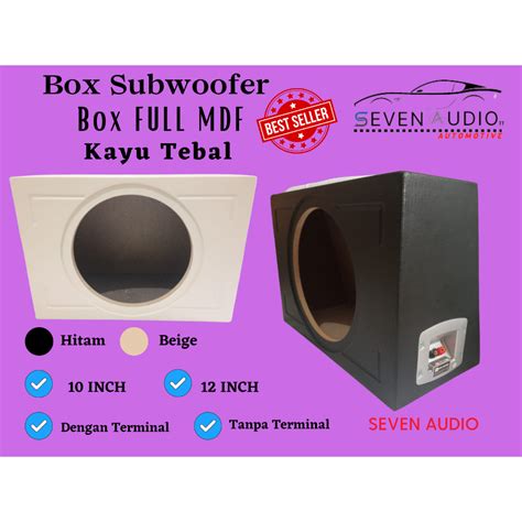 Jual Box Subwoofer Full MDF 12 Inch Dengan Terminal Box FULL MDF