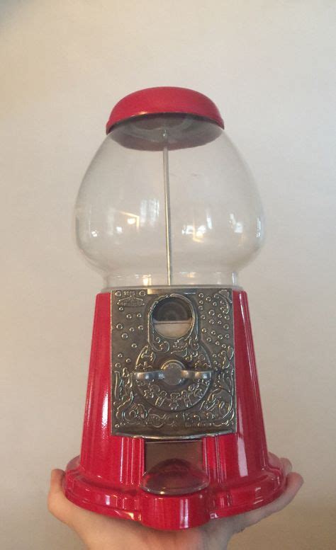 Carousel Gumball Machine Repro Cast Metal And Glass Small Gumball