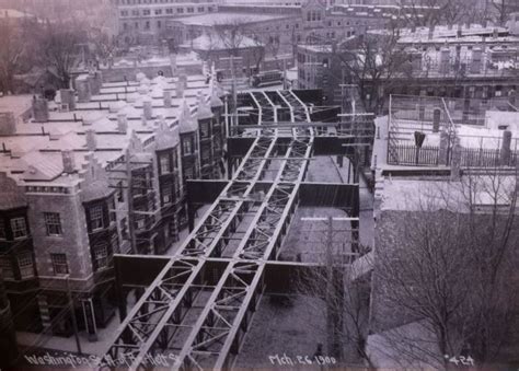 The El being built 1900 Bartlett St., Roxbury, MA | Roxbury, Orange ...