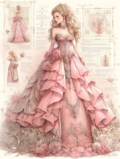 Pin By M I M I U N I I On Fashion Drawing Dresses