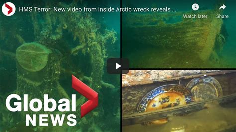 Hms Terror New Video From Inside Arctic Wreck Reveals Artifacts Frozen In Time