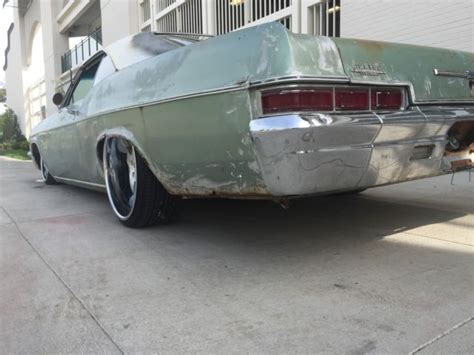 Chevy Impala Hot Rat Rod Lowrider Patina Air Ride Bagged Dub