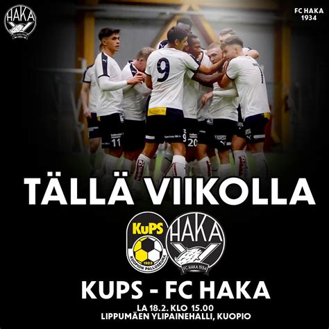 FC Haka Valkeakoski on Twitter Haka tavoittelee jatkoa eteenpäin