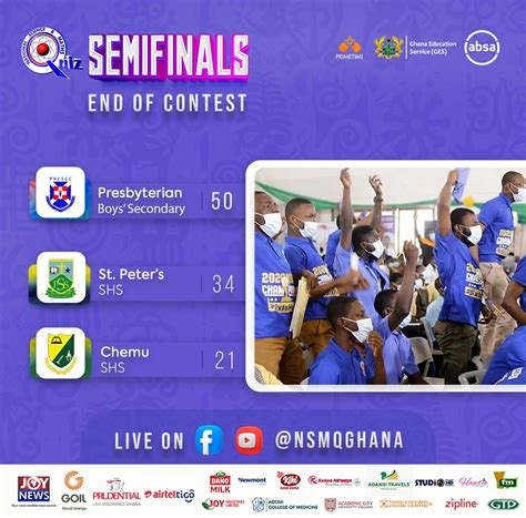 NSMQ2021: PRESEC-Legon qualifies for 2021 NSMQ finals