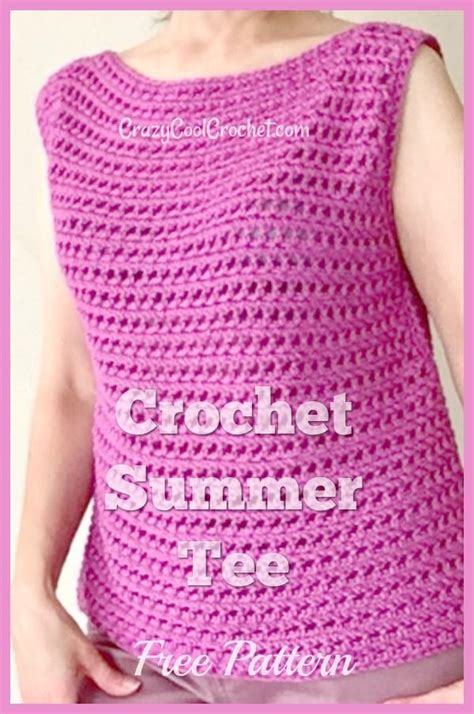 Crochet Summer Crop Top Crazy Cool Crochet Crochet Tops Free