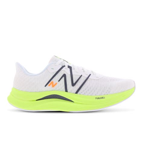 New Balance Men S Fuelcell Propel V In White Green Blue Synthetic