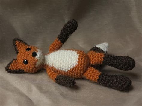 * Crocheted Fox Pattern, Crochet Fox, Crochet Cross, Cute Crochet ...