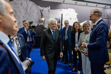 ESA Italian President Sergio Mattarella Visits ESA ESRIN