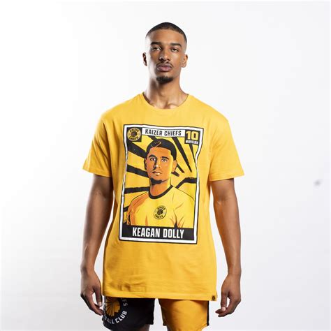 Kaizer Chiefs Urban Edition Keagan Dolly T Shirt Yellow Shop