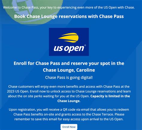 Chase quietly opened reservations for its lounge at the US Open, but ...