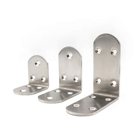 Stainless Steel Corner Brace L Shape Brackets Round Vadania Europe Home