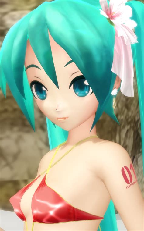 Cross Bikini At Beach