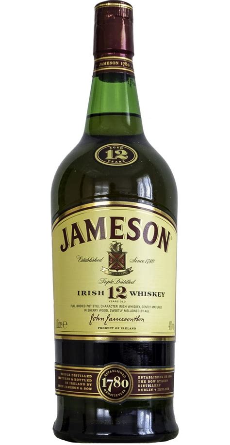 A Bottle Of Jameson On A White Background