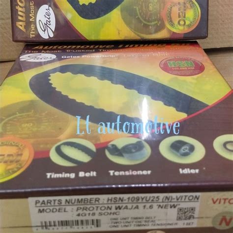 Proton Waja New Sohc Yu K Timing Kit Set With Viton Oil