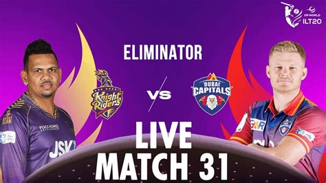 Live Abu Dhabi Knight Riders Vs Dubai Capitals Match 31