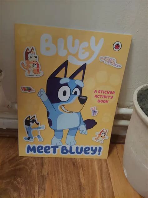 BLUEY: MEET BLUEY! Sticker Activity Book by Bluey (Paperback, 2021) £9. ...