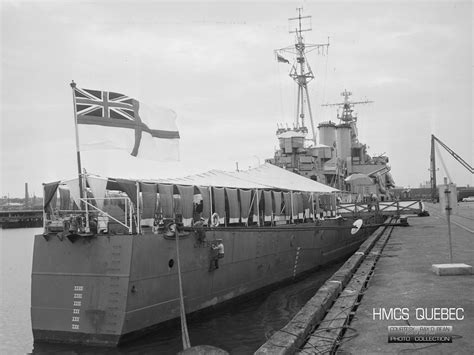 Hmcs Quebec C66 Was A Crown Colony Class Light Cruiser That Served The Royal Navy As Hms