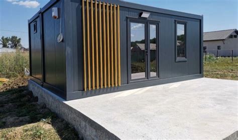 Container Birou Vitrina Fast Food Antracit Sanitar Modular Containere