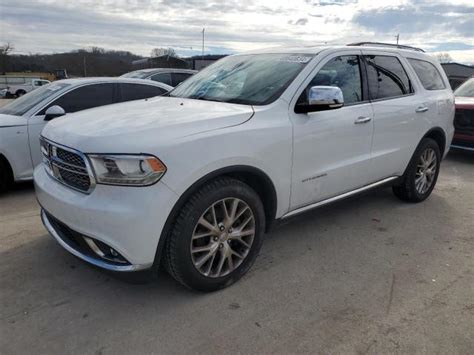 2014 Dodge Durango Citadel For Sale Tn Nashville Mon Feb 05 2024 Used And Repairable